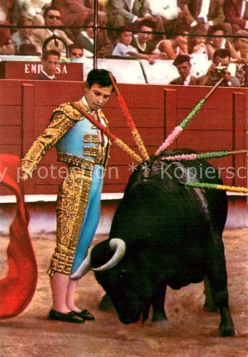 Stierkampf Corrida de Toros Bullfight Recuerdo de Espana