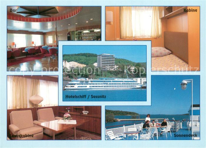 Dampfer Oceanliner Sassnitz Hotelschiff Kabine Luxuskabine Bar Sonnendeck