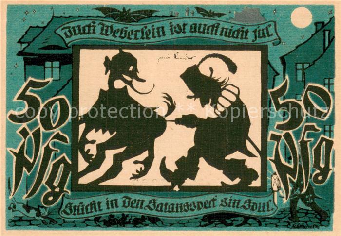 Lichtenstein-Callnberg 50 Pfennig Gutschein