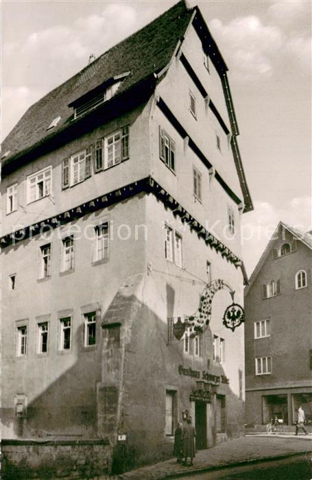 Leonberg Wuerttemberg Gasthaus Schwarzer Adler