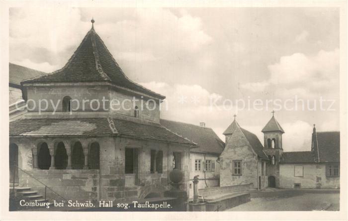 Schwaebisch Hall Comburg sog Taufkapelle