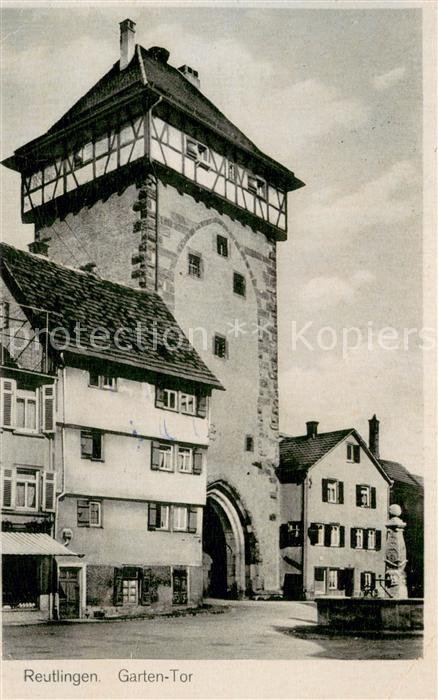 Reutlingen BW Garten Tor