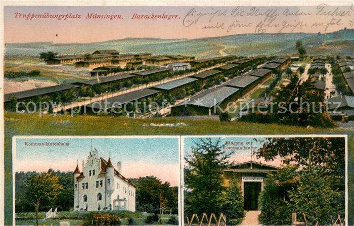 Muensingen BW Barackenlager Kommandantenhaus Eingang Kommandantur