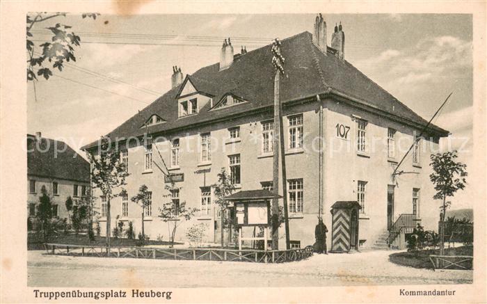 Heuberg  Truppenuebungsplatz Stetten akM Kommandantur