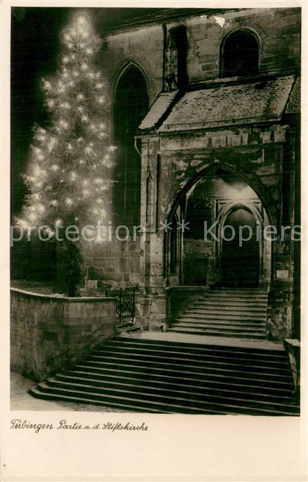 TueBINGEN BW Stiftskirche zur Weihnachtszeit
