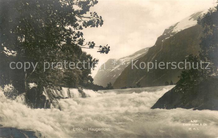 Loen Kjendalsbroe Norge Haugenfoss