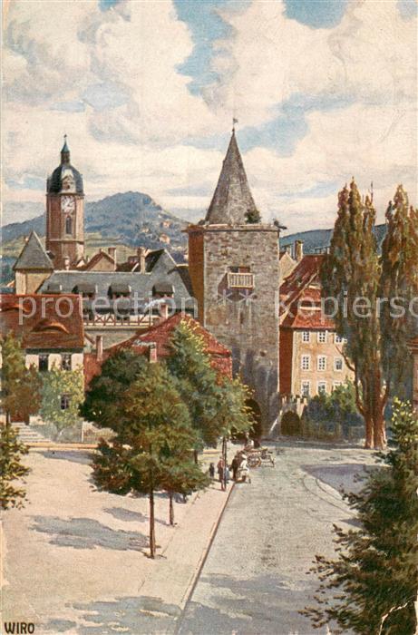 Jena  Thueringen Johannistor Kuenstlerkarte