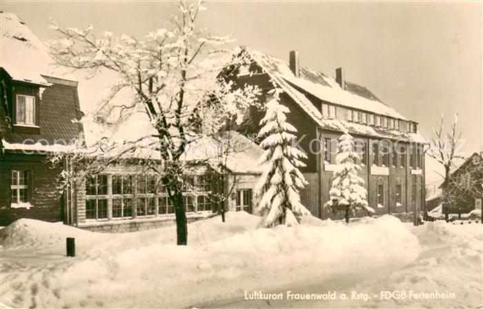 Frauenwald Thueringen FDGB Ferienheim
