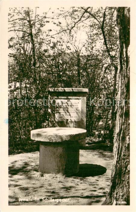 Jena  Thueringen Im Schillergarten