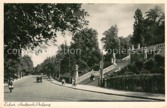 ERFURT CITY Stadtpark Aufgang