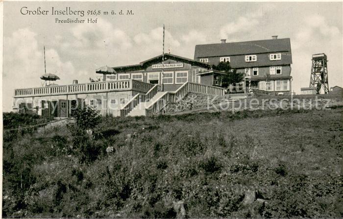 Grosser Inselsberg Preussischer Hof