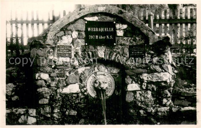 Fehrenbach Thueringer Wald Werra Quelle