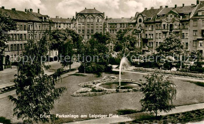ERFURT CITY Parkanlage am Leipziger Platz