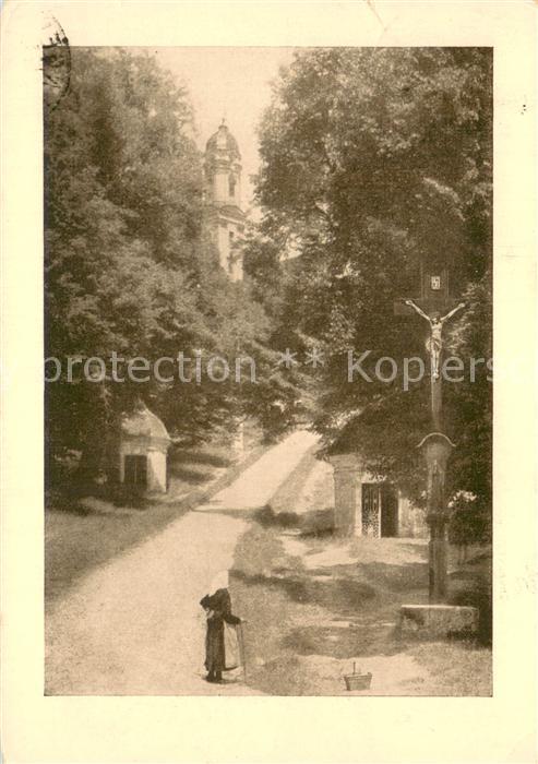 Ellwangen Jagst Aufgang zum Schoenenberg