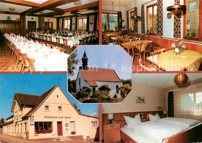Schrezheim Gasthaus Lamm Speisesaal Gaststube Kapelle Gastzimmer
