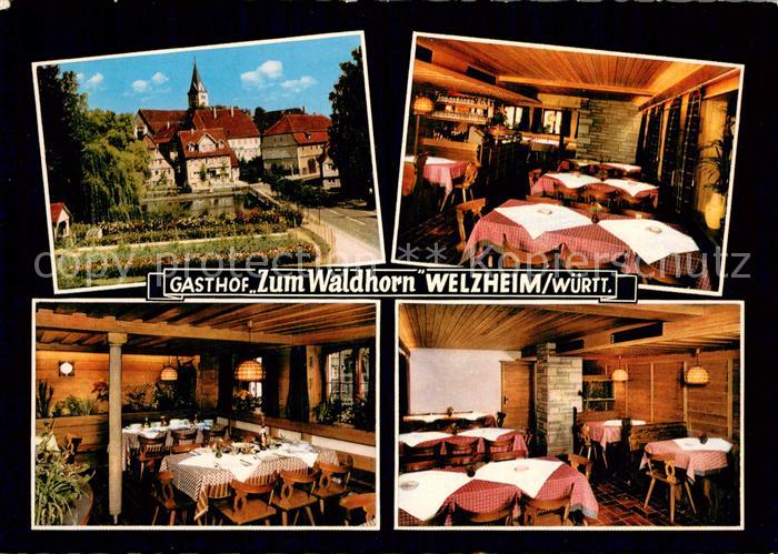 Welzheim Gasthof Zum Waldhorn Gastraeume