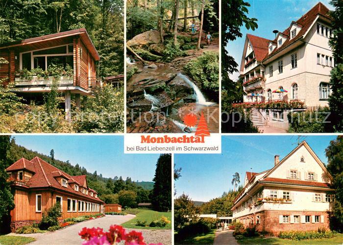 Bad Liebenzell Ferienhaeuser Saalbau Monbachschlucht Gaestehaus Bibelheim und Ca