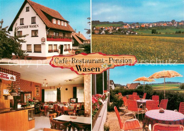 Goettelfingen Seewald Schwarzwald Cafe Restaurant Wasen Gaststube Terrasse Panor