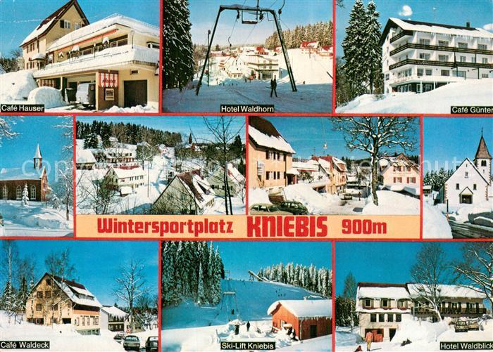 Kniebis Freudenstadt Cafe Hauser Hotel Waldhorn Cafe Guenter Cafe Waldeck Skilif