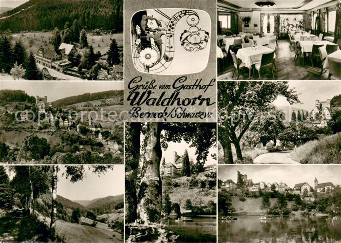 Berneck Altensteig Gasthof Waldhorn Gaststube Panorama Details