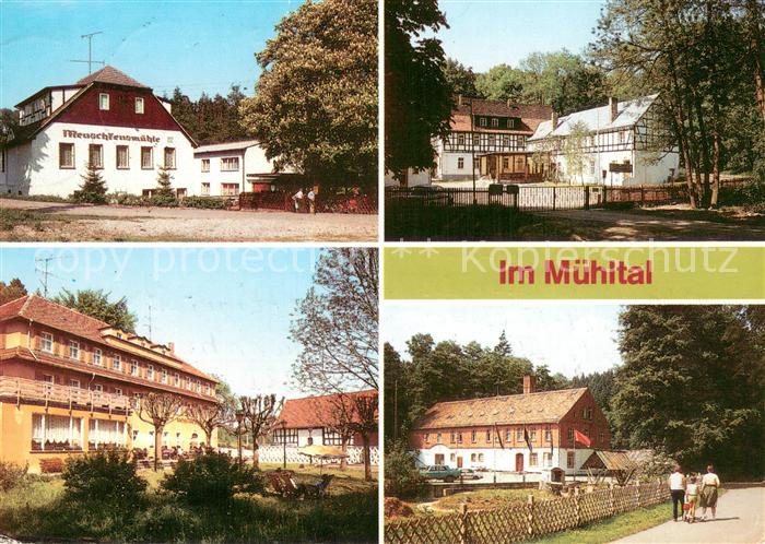 Eisenberg Thueringen Meuschkensmuehle Schloessermuehle Amtsschreibermuehle Jugen