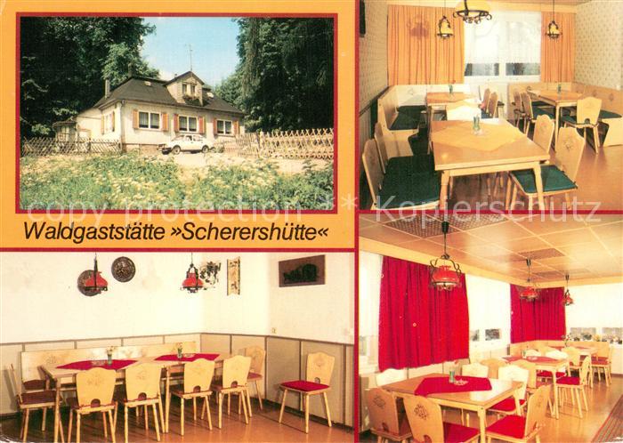 Ohrdruf Waldgaststaette Scherershuette Gastraeume
