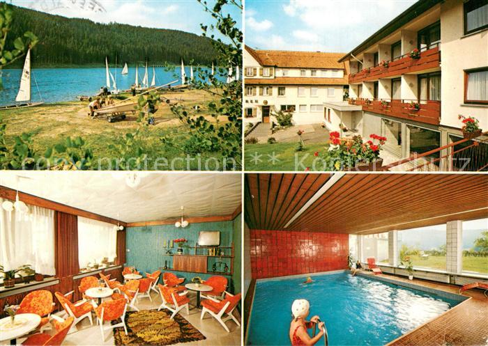 FREUDENSTADT BW Strandpartie Gasthof Baeren Gastraum Hallenbad