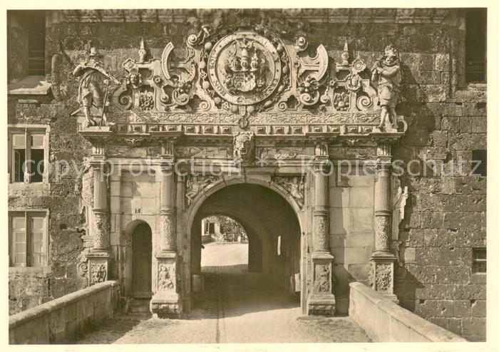 TueBINGEN BW aeusseres Schlossportal