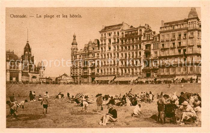 Ostende Oostende La plage et les hotels