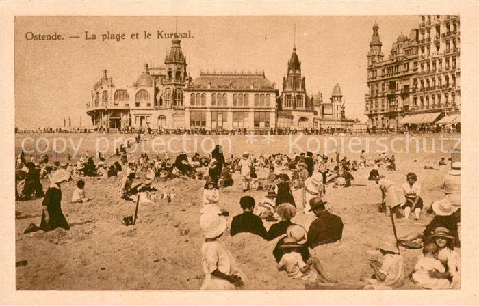 Ostende Oostende La plage et le Kursaal