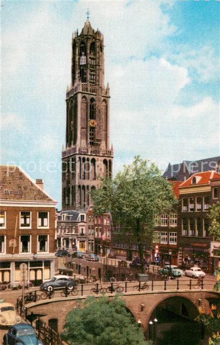 Utrecht NL Oude Gracht met Dom