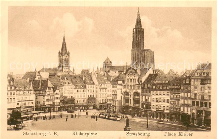 Strassburg Elsass Kleberplatz Muenster