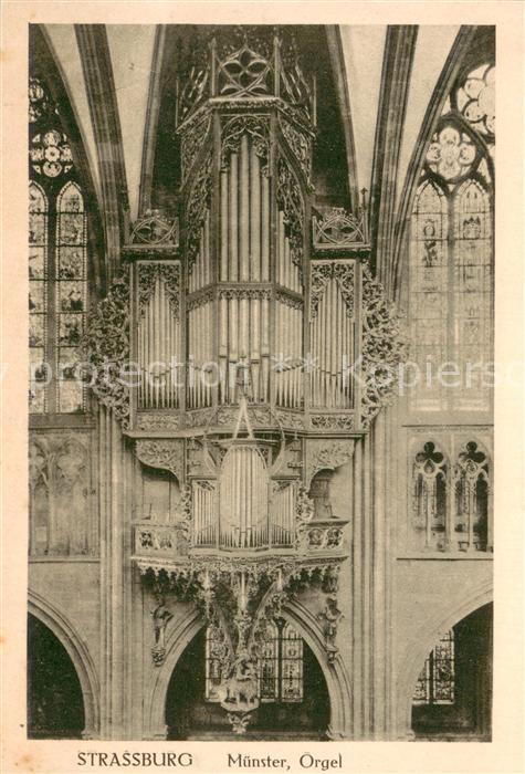 Strassburg Elsass Muenster Orgel