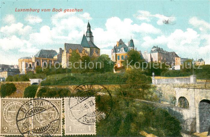 Luxemburg Luxembourg Blick vom Bock
