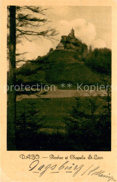 Dabo Moselle 57 Rocher et Chapelle St Leon