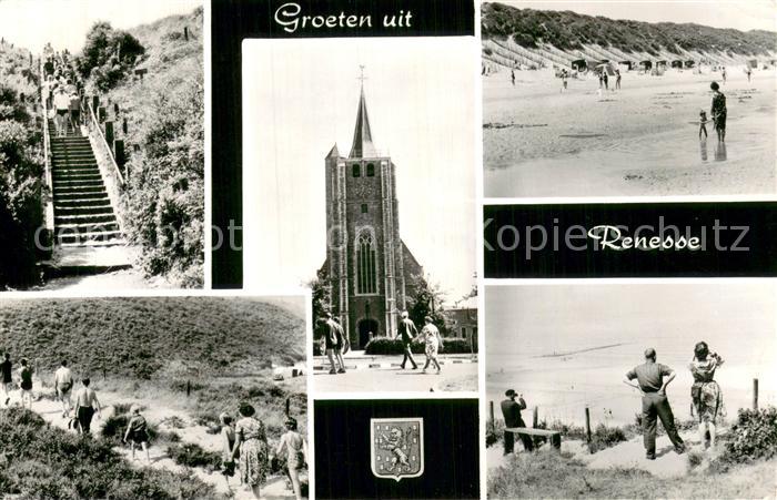 Renesse aan Zee NL Treppenaufgang Kirche Strandpartien