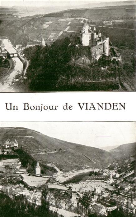 Vianden Luxembourg Schloss Panorama
