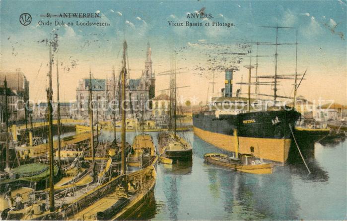 Anvers Antwerpen Vieux Bassin et Pilotage