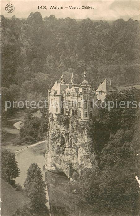 Walzin Belgie Vue du Chateau