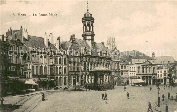Mons  Belgie La Grand Place