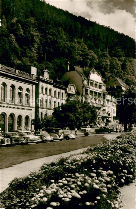 Wildbad Schwarzwald Partie beim Eberhardsbad und Katharinenstift