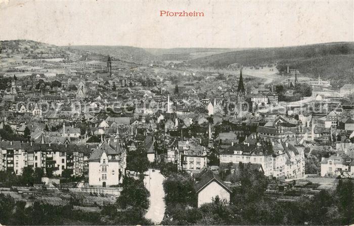 Pforzheim Fliegeraufnahme
