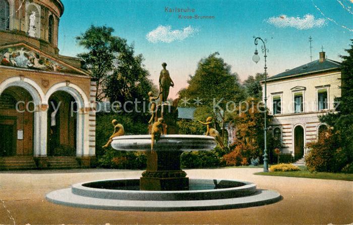 Karlsruhe Baden Klose Brunnen