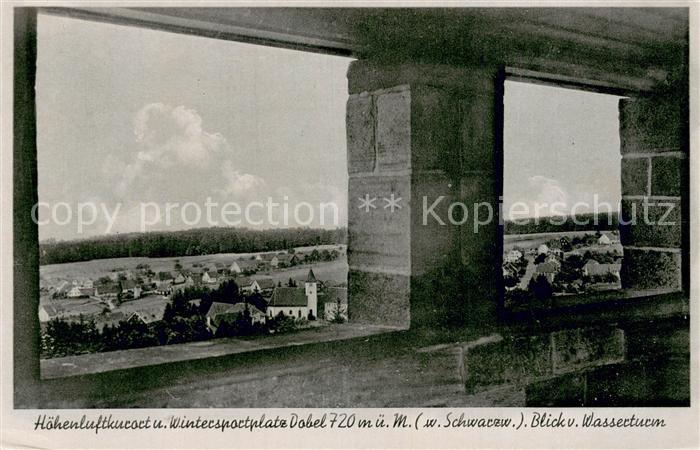 Dobel Schwarzwald Blick vom Wasserturm