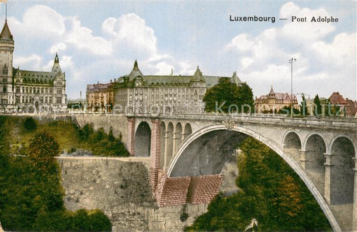 Luxembourg  Luxemburg Pont Adolphe