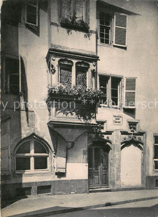 Kolmar Colmar Elsass Haus Schoengauer Huselin zum Swan