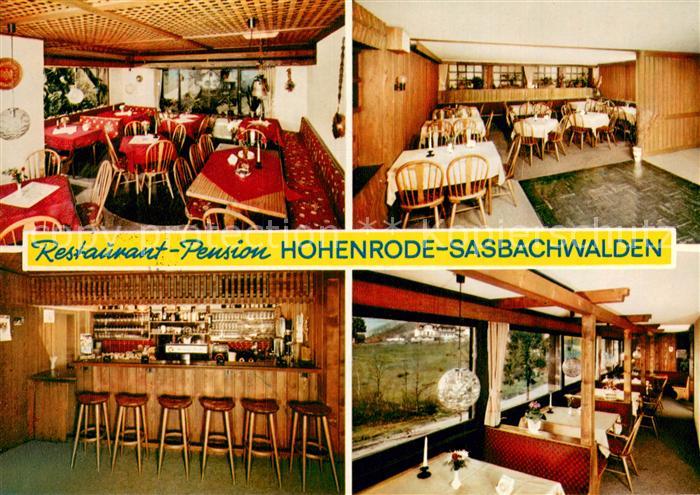 Sasbachwalden Restaurant Pension Hohenrode Gastraeume Bar