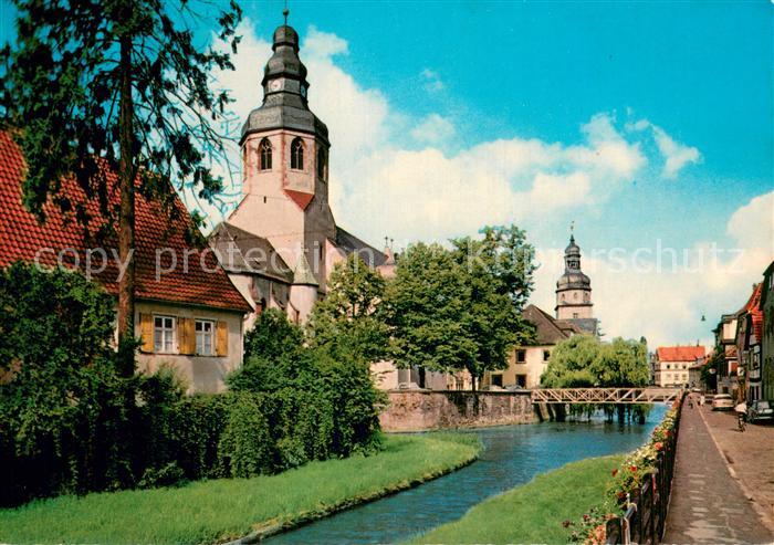 Ettlingen An der Alb mit Kirche St Martin und Rathausturm
