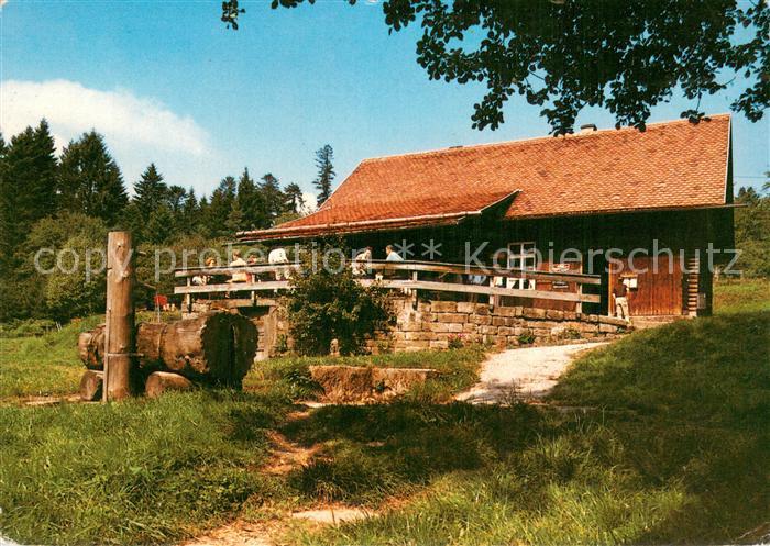 Wildbad Schwarzwald Waldraststaette Gruenhuette