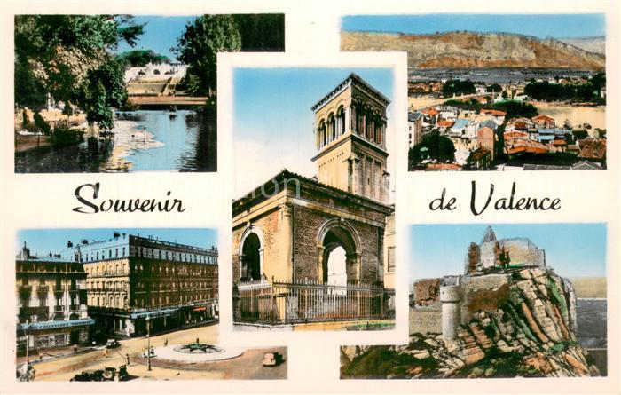 Valence 26 Place de la Republique - Ruines de Crussol - Le Rhone